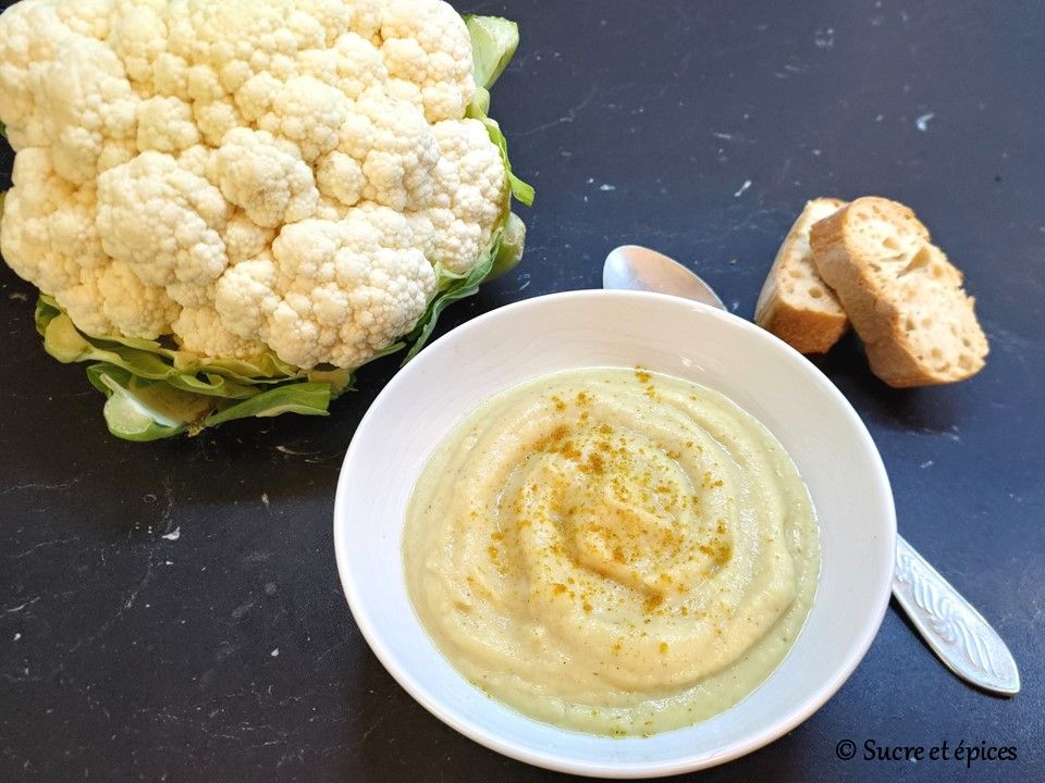 Sup kembang kol kari kelapa – www.sucreetepices.com